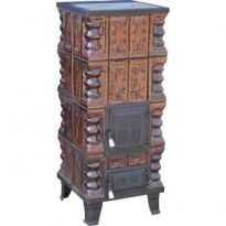 Soba teracota cu lemne Bucsoiu,  6Kw, volum incalzit 50 mÂ³